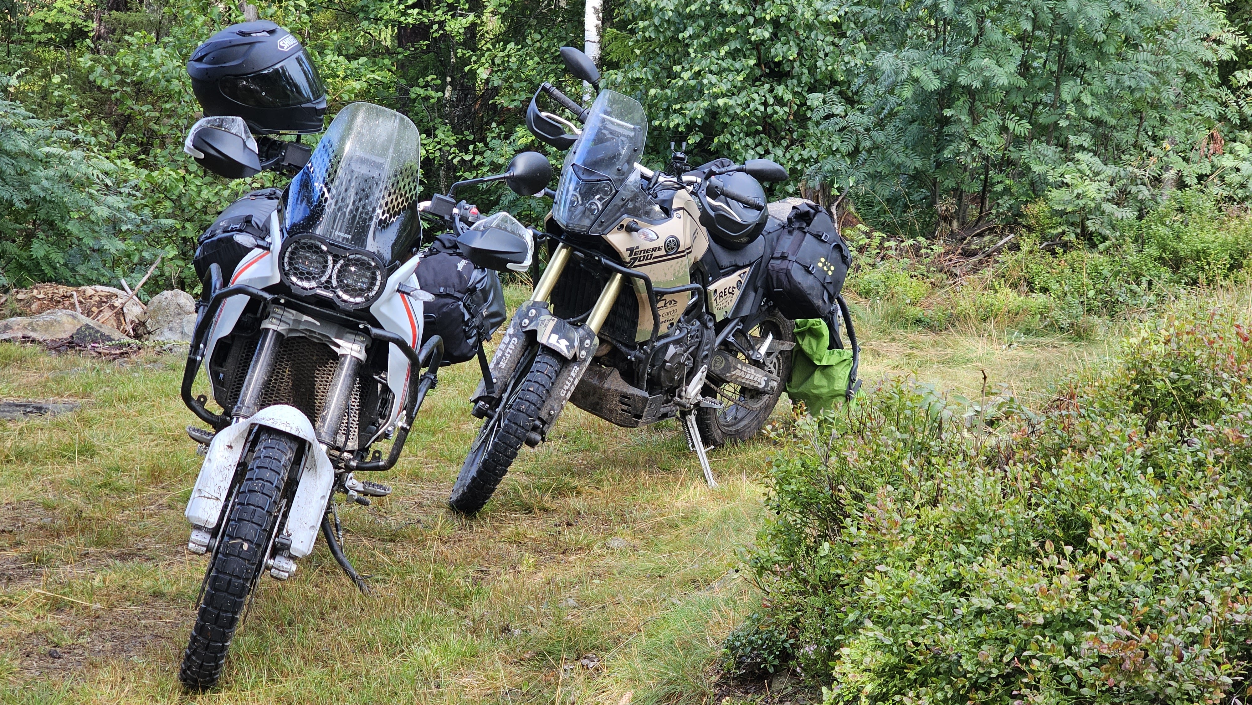 Packed bikes